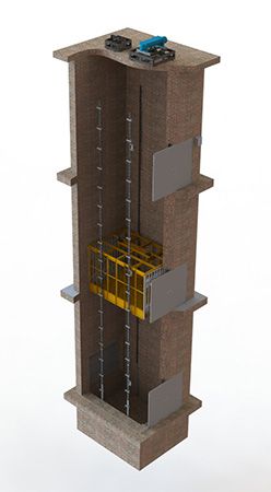 Шахтные подъемники